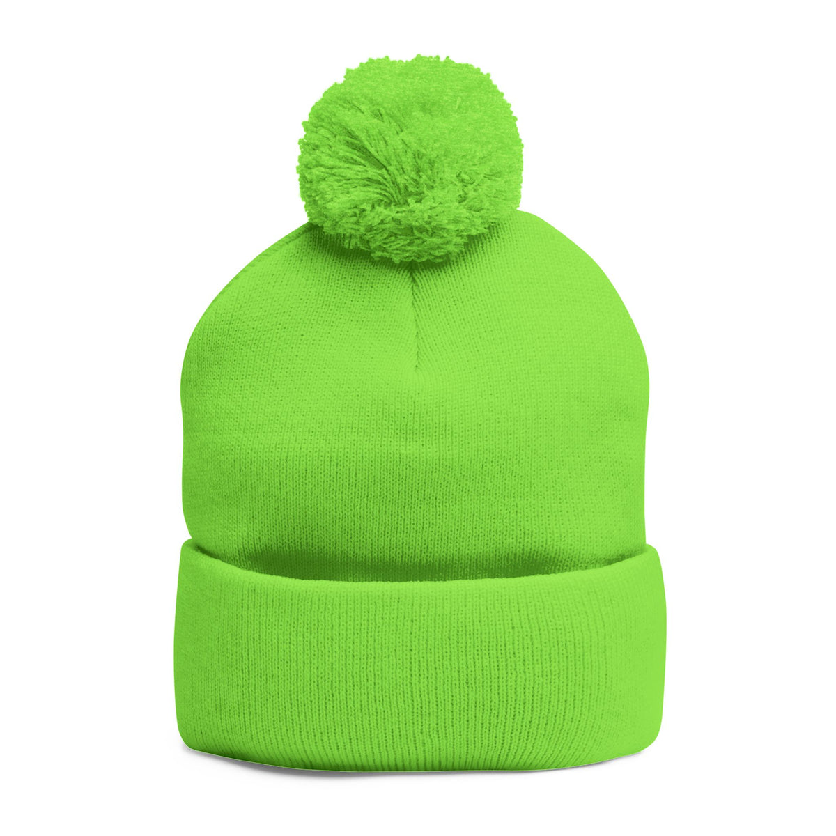 Qissed Embroidered Pom-Pom Beanie