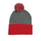 Qissed Embroidered Pom-Pom Beanie