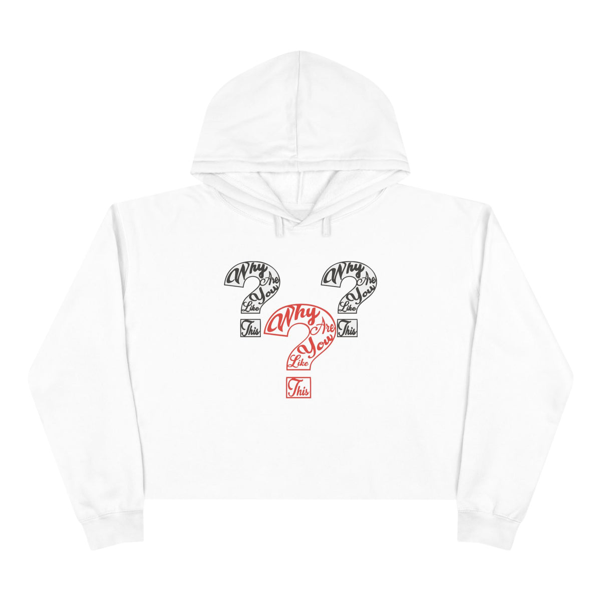 Women's Crop WAYLT Hoodie Fire 3