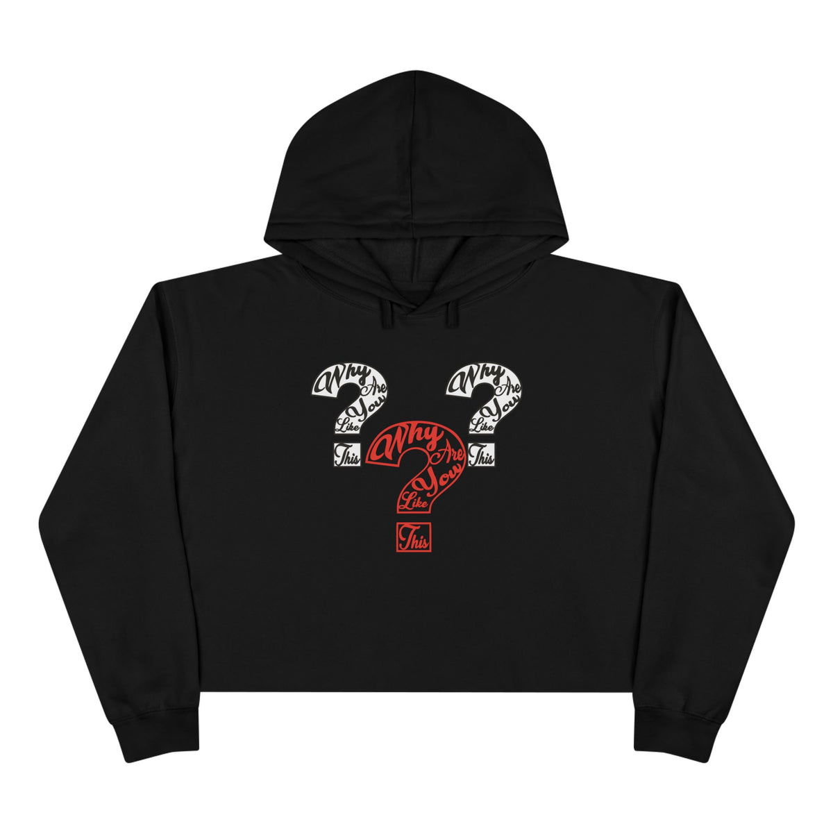 Women's Crop WAYLT Hoodie Fire 3