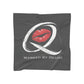 Qissed  "Marked By Desire" Silk Scarf - Black