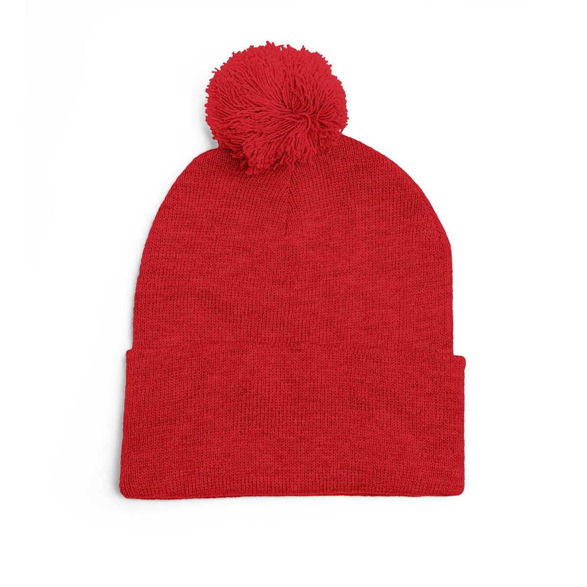 Qissed Embroidered Pom-Pom Beanie