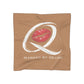 Qissed  "Marked By Desire" Silk Scarf - Brown