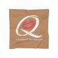 Qissed  "Marked By Desire" Silk Scarf - Brown
