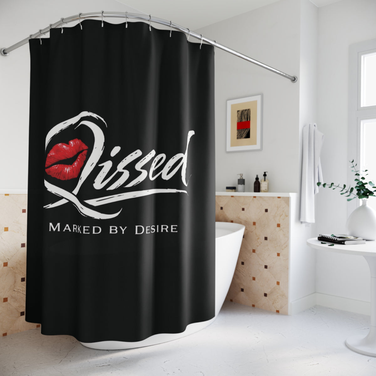 Qissed “Marked By Desire Shower Curtain