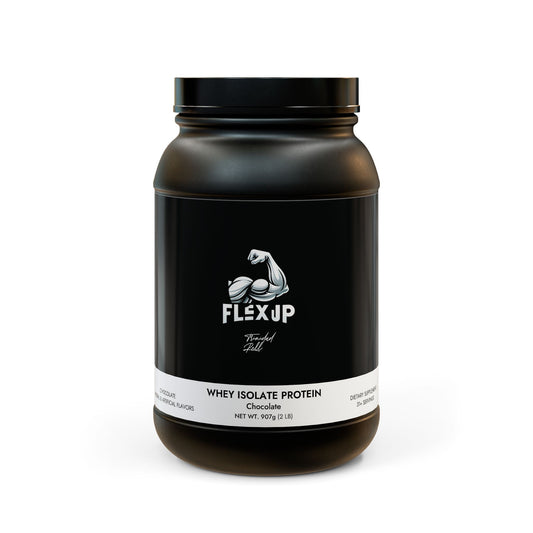"Flex Up" Whey Isolate Protein Supplement (907g, 2lb)