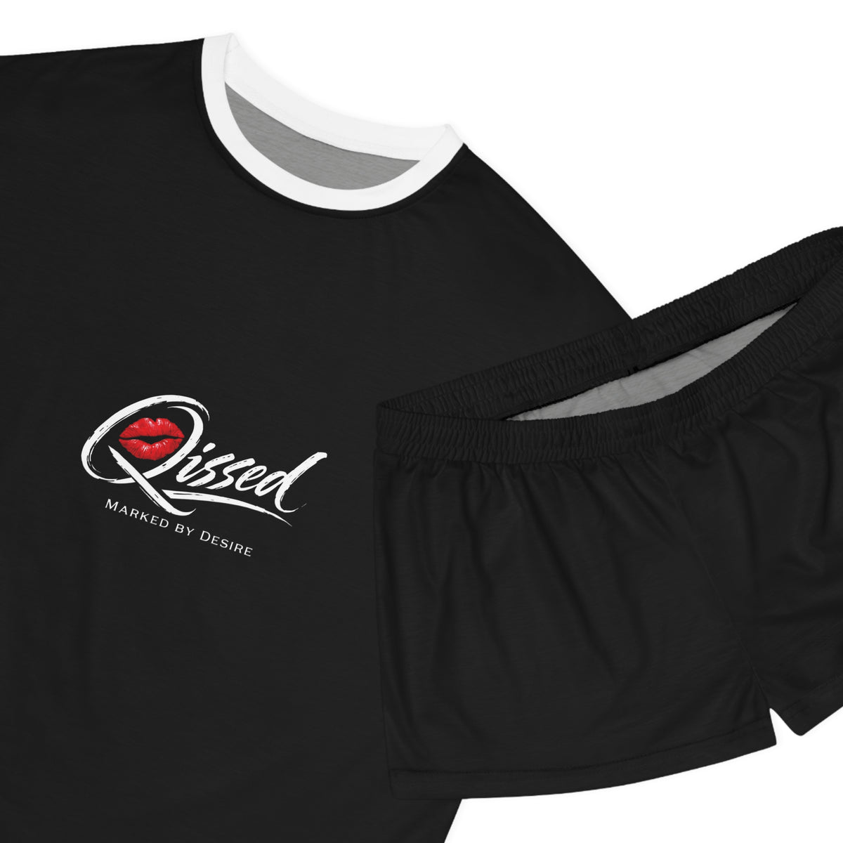 Qissed Women's Short Pajama Set — Black