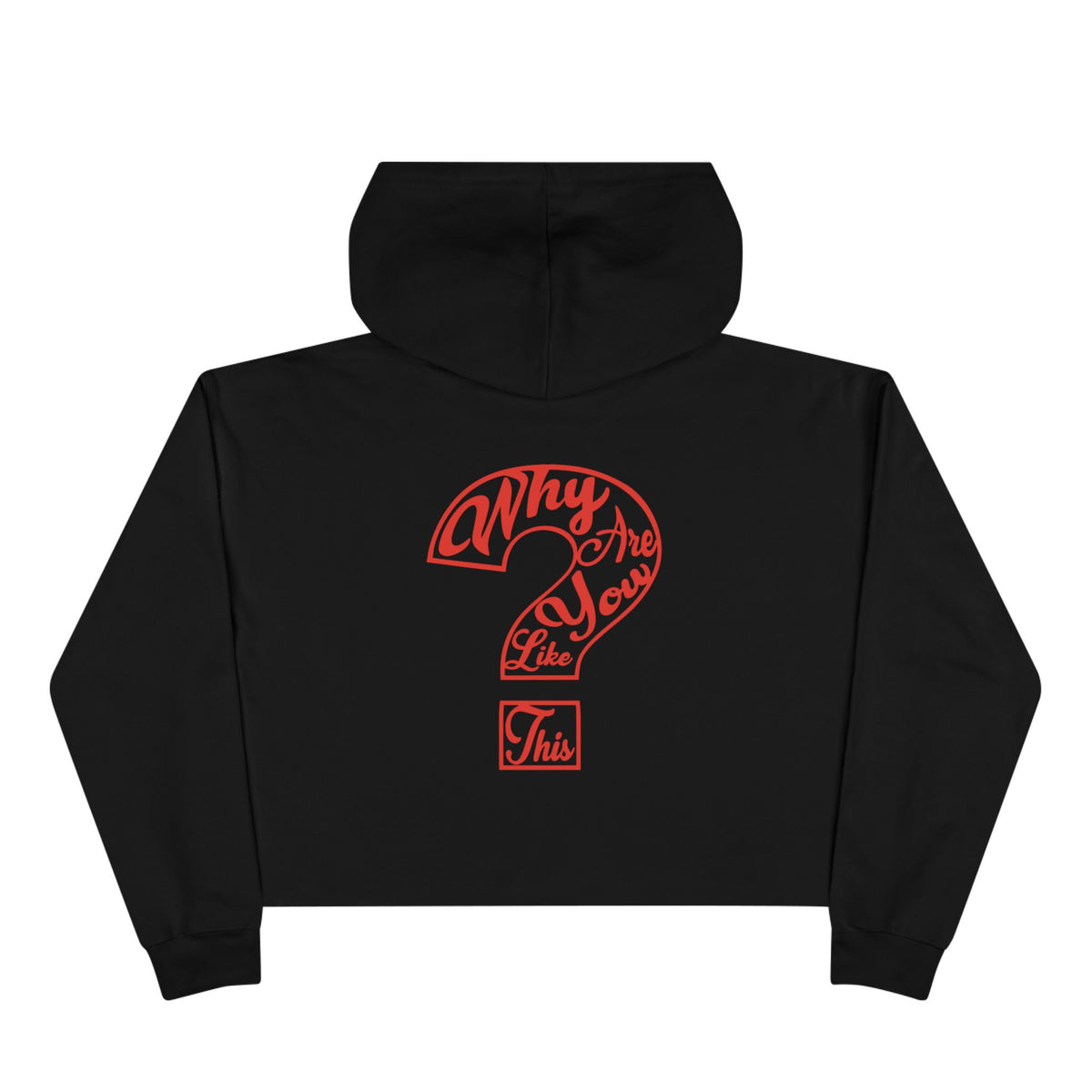 Women's Crop WAYLT Hoodie Fire 3