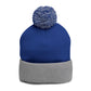 Qissed Embroidered Pom-Pom Beanie