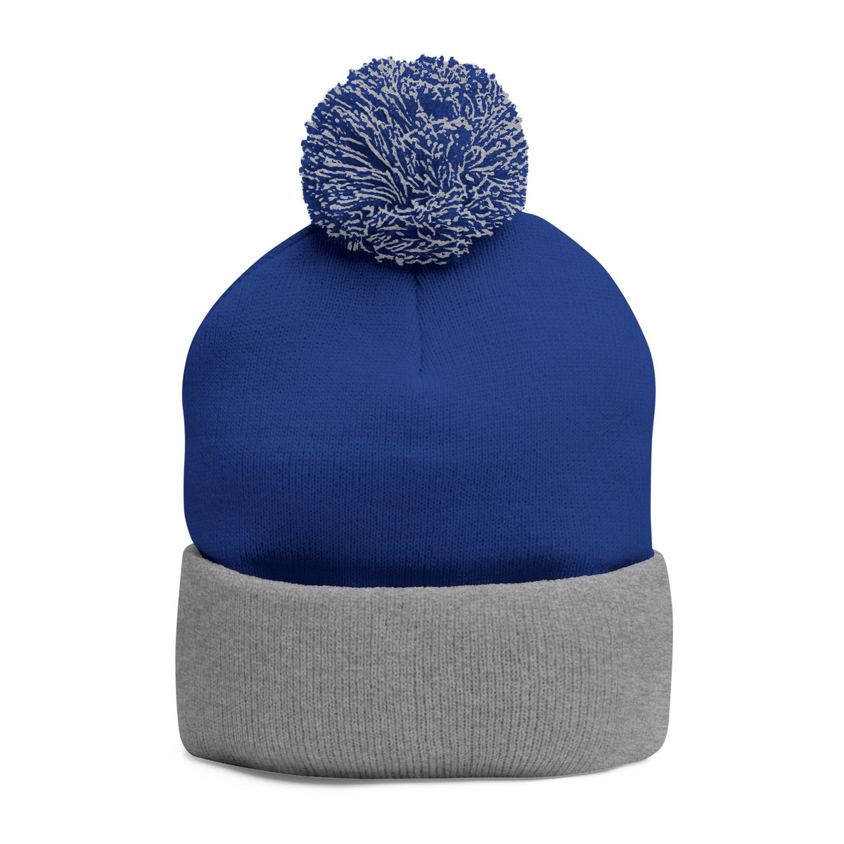 Qissed Embroidered Pom-Pom Beanie