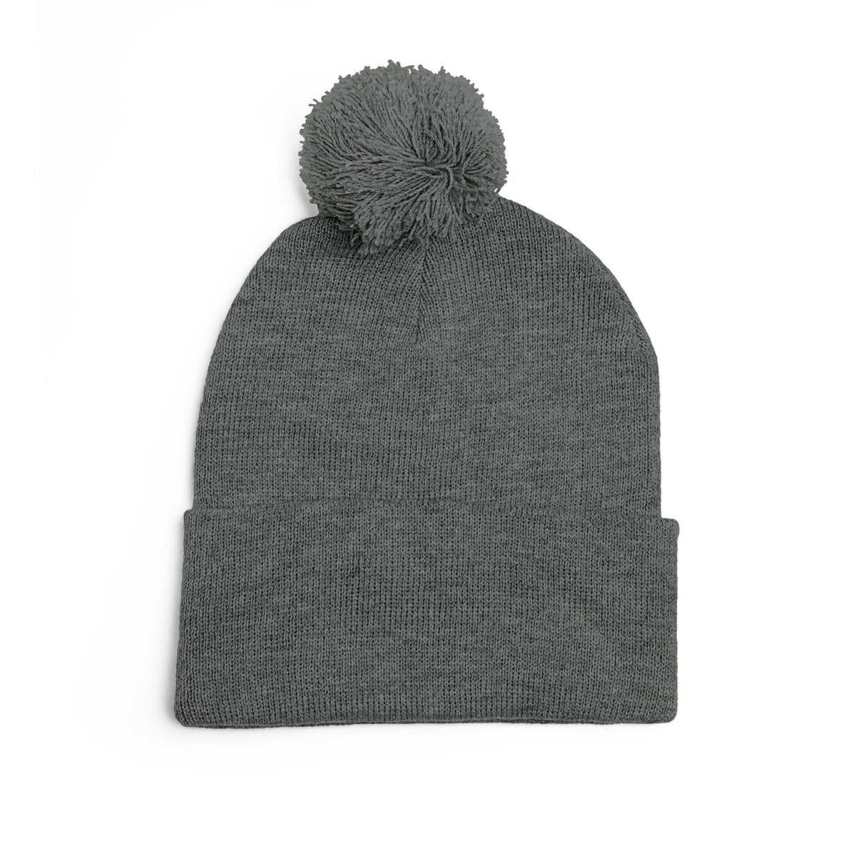 Qissed Embroidered Pom-Pom Beanie