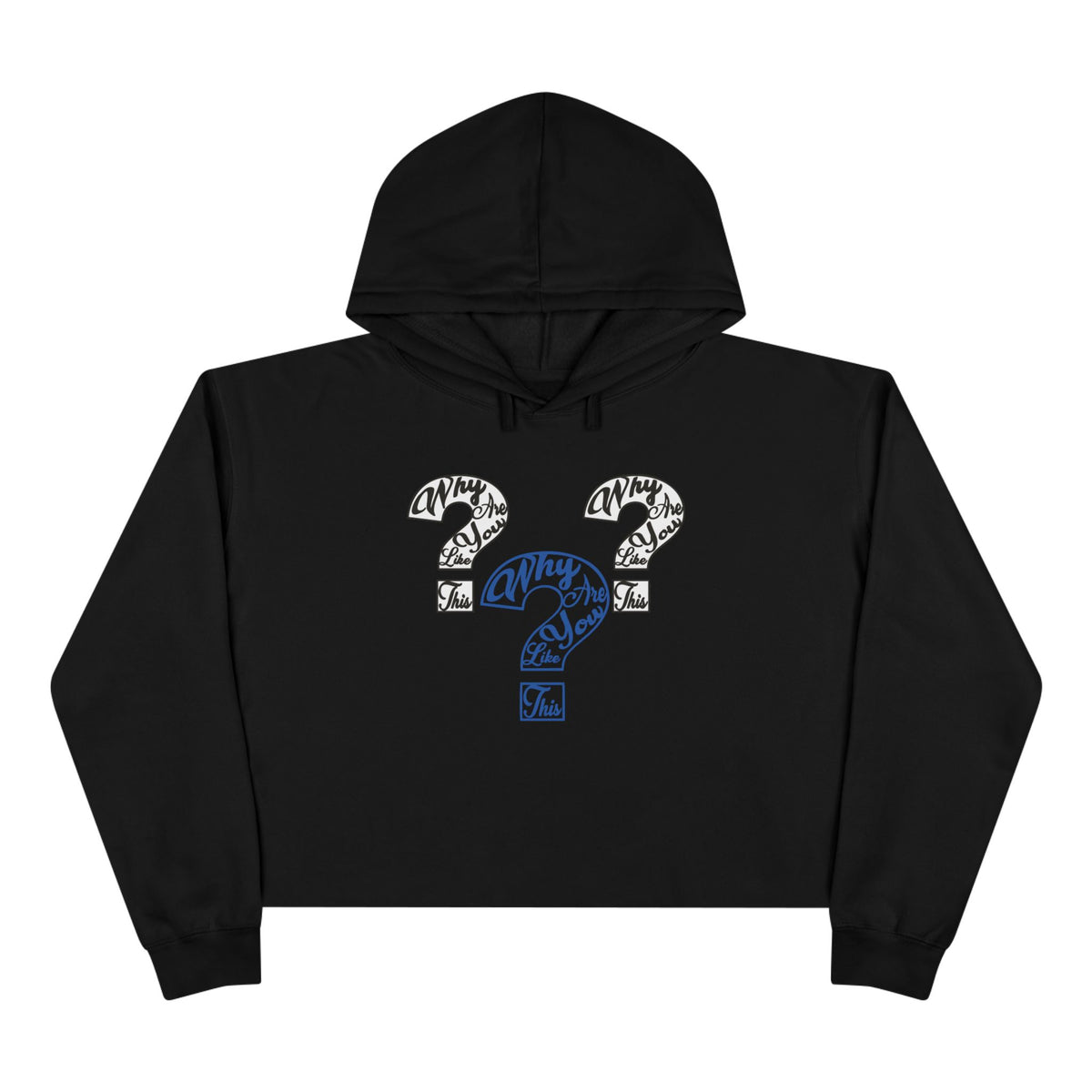Women's Crop WAYLT Hoodie Royal 3