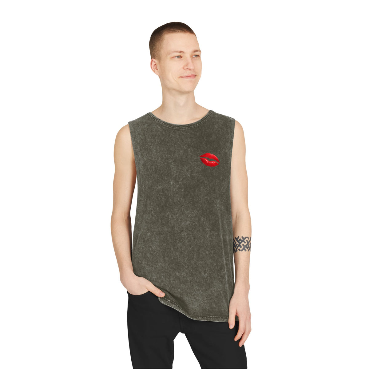 Qissed Vintage Stonewash Tank