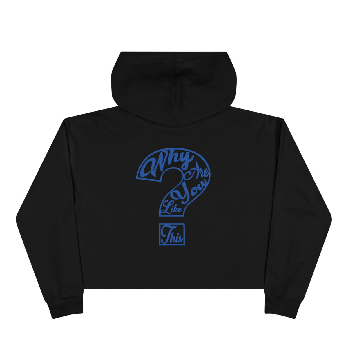 Women's Crop WAYLT Hoodie Royal 3