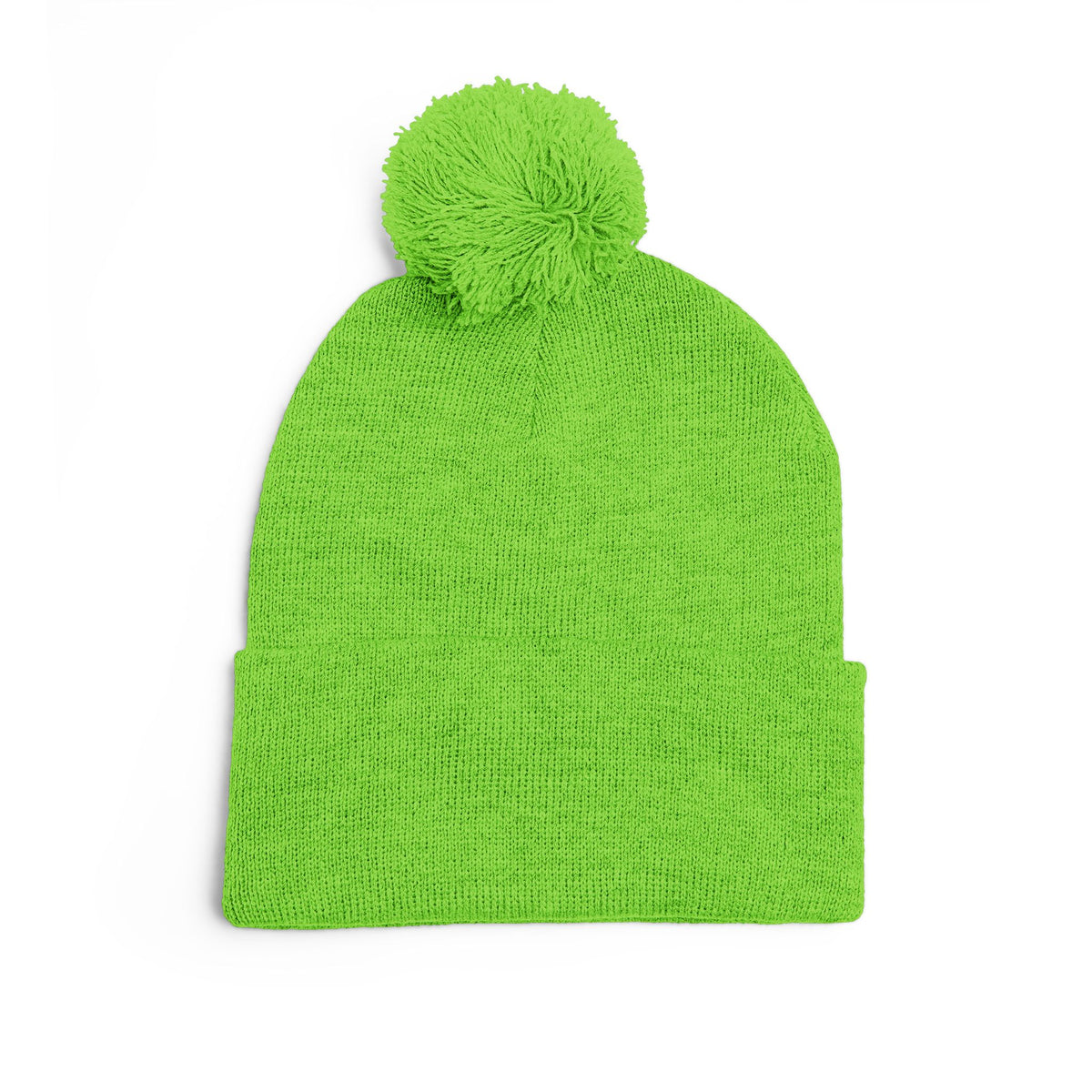 Qissed Embroidered Pom-Pom Beanie