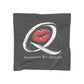 Qissed  "Marked By Desire" Silk Scarf - Black