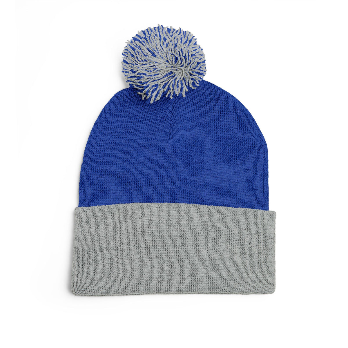 Qissed Embroidered Pom-Pom Beanie