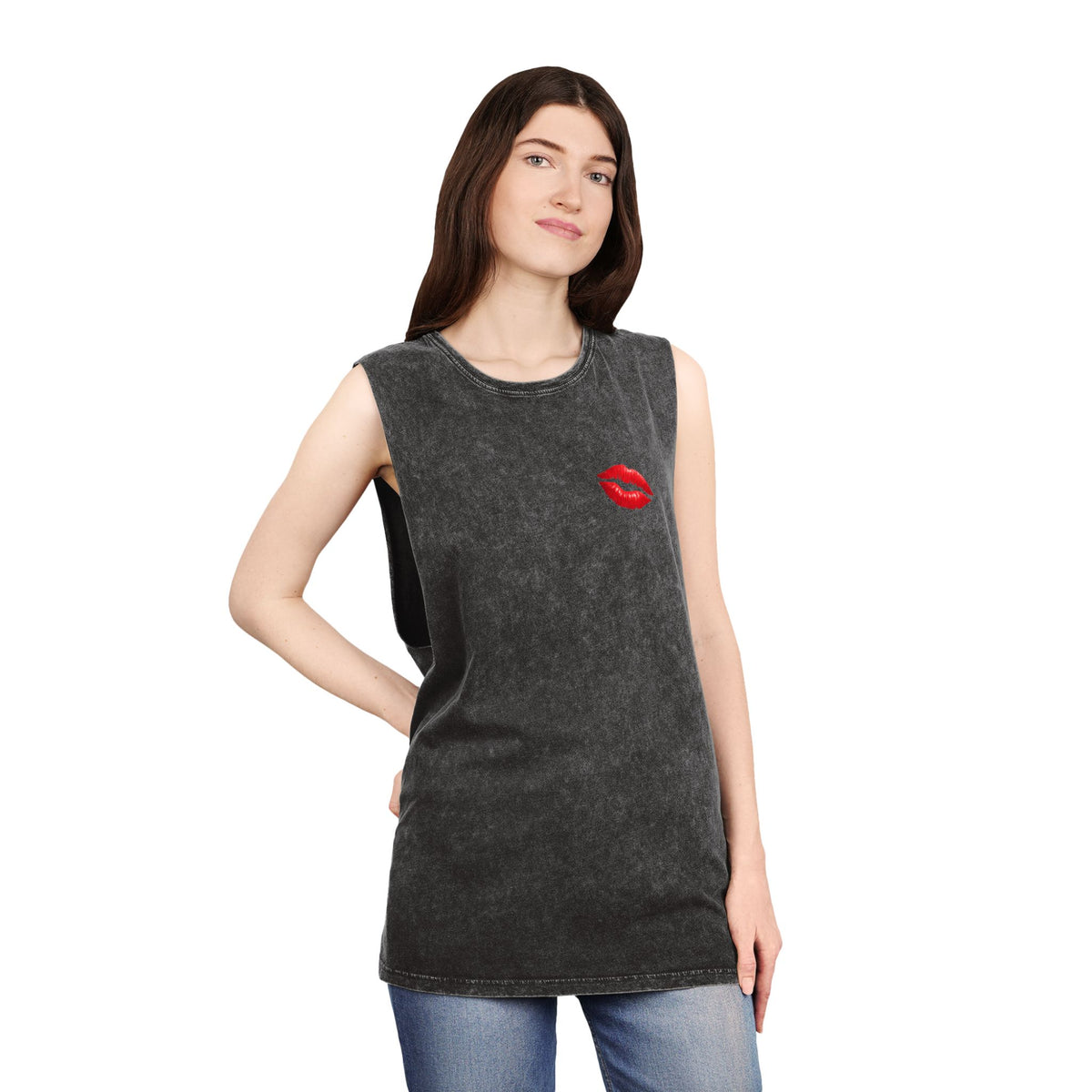 Qissed Vintage Stonewash Tank