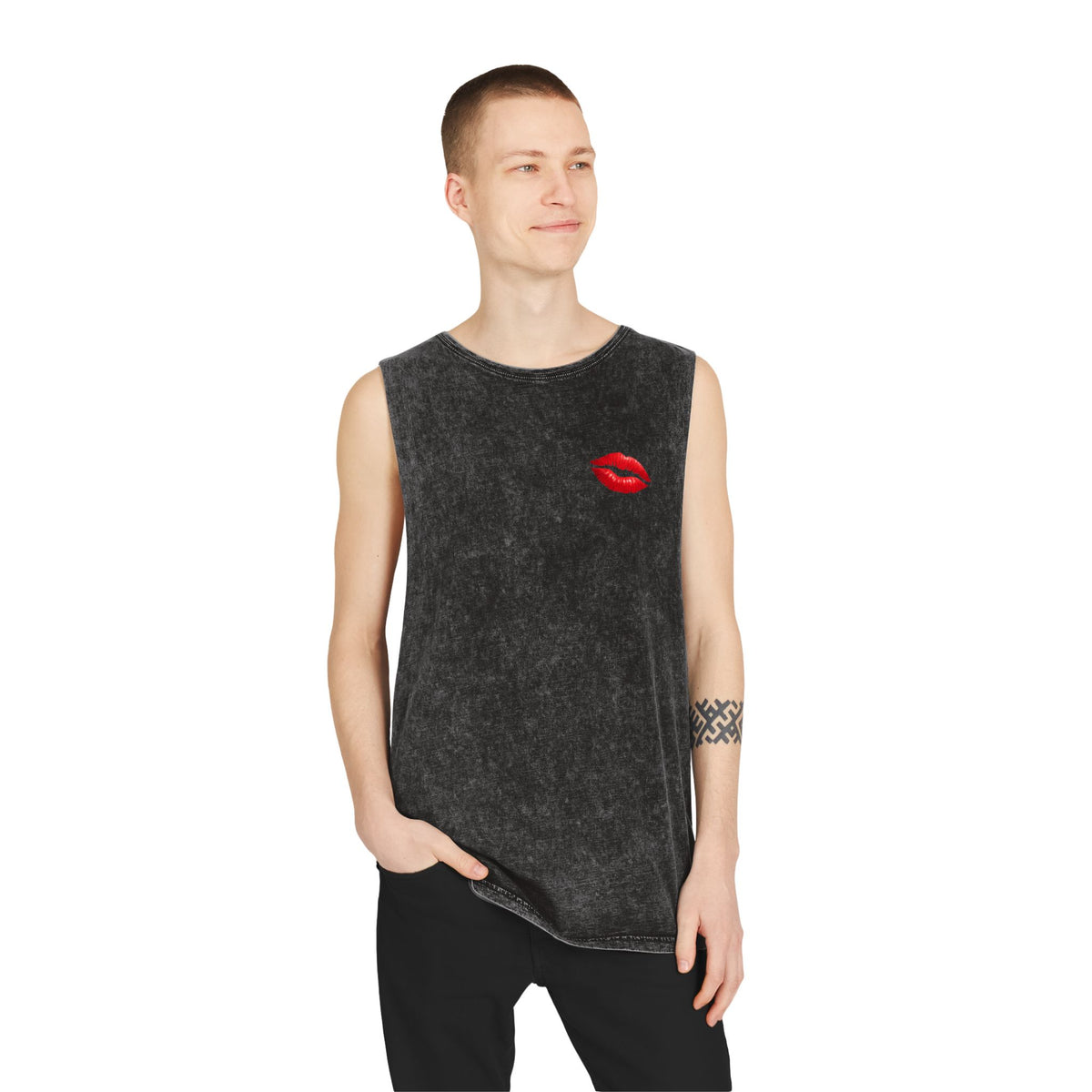 Qissed Vintage Stonewash Tank