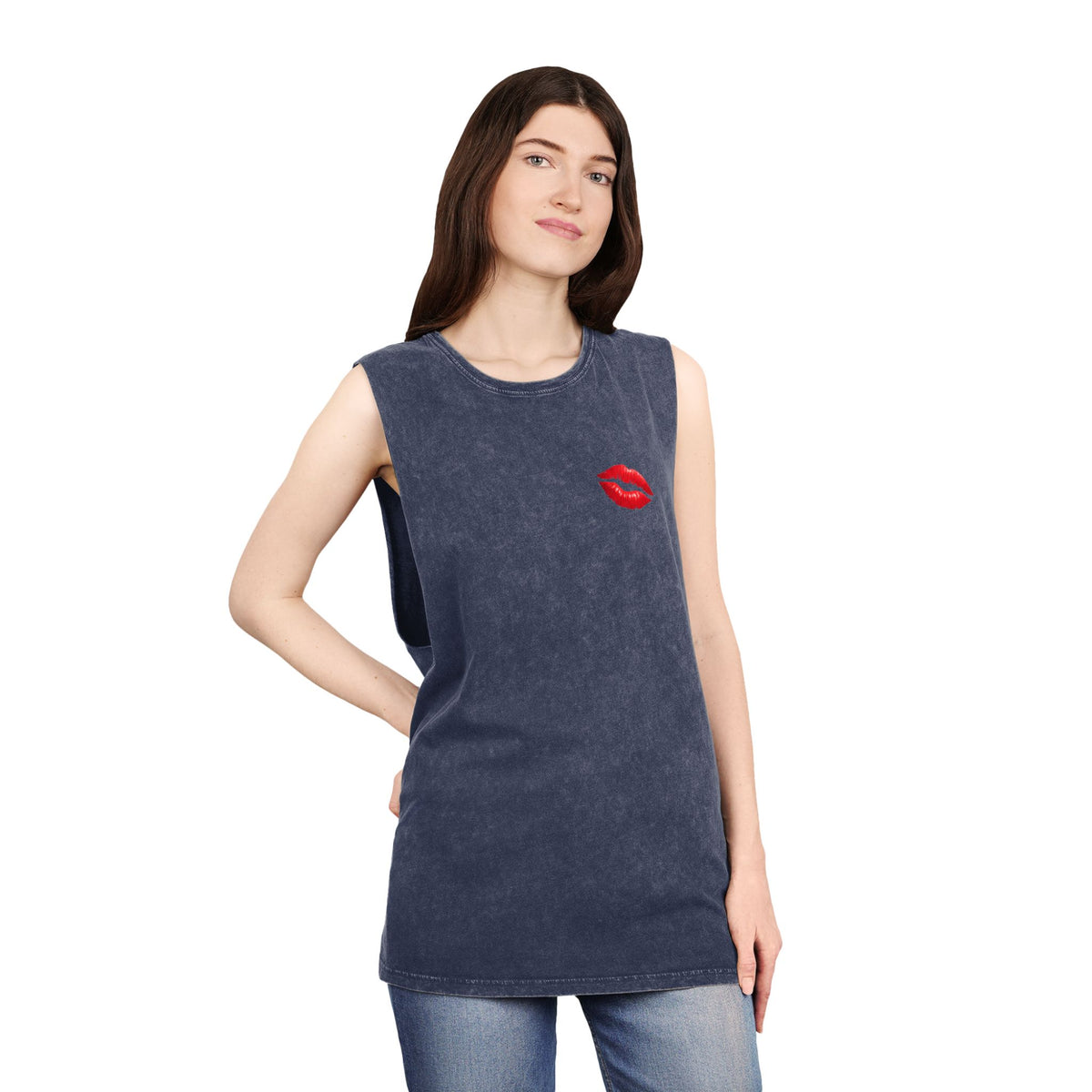 Qissed Vintage Stonewash Tank