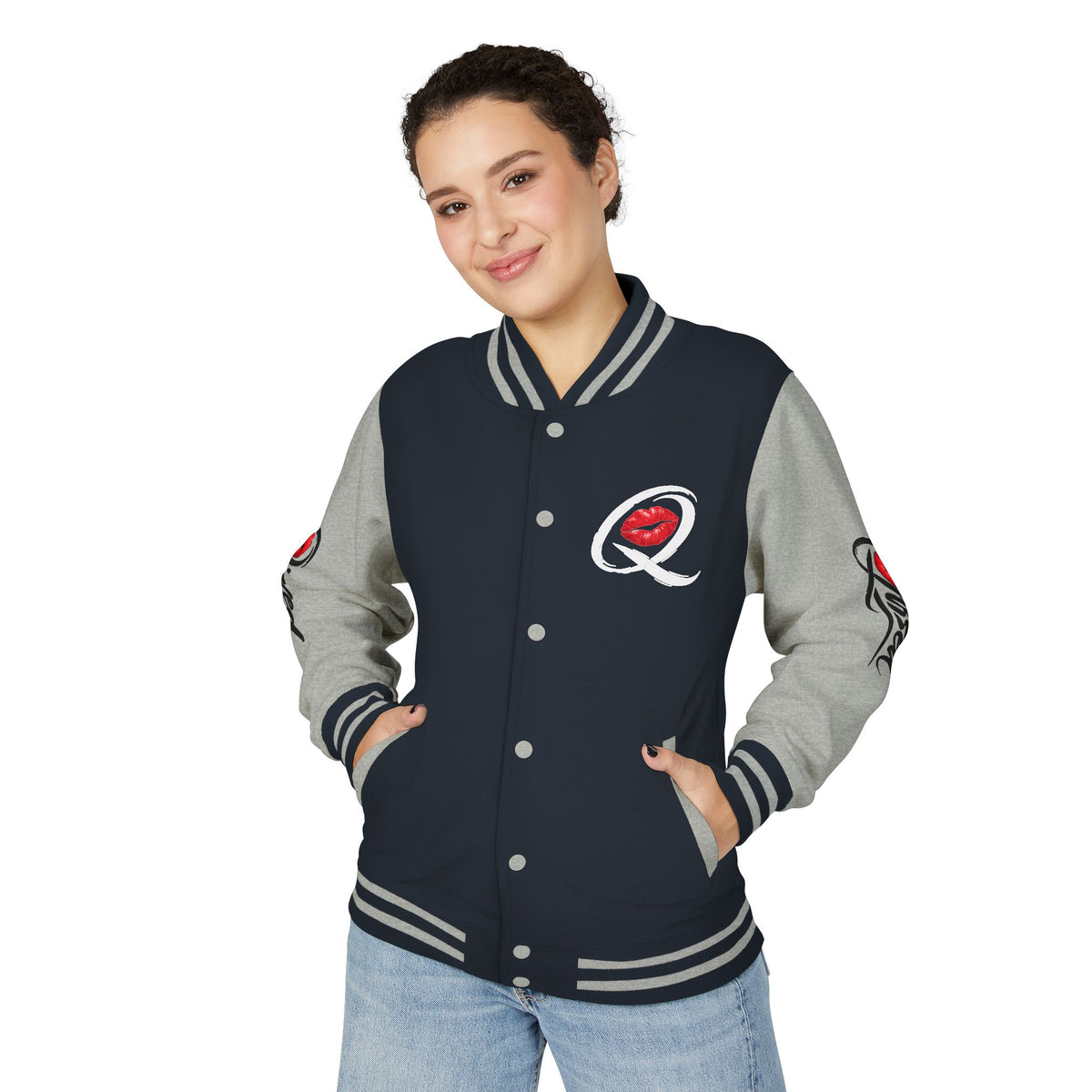 Qissed Letterman Varsity Jacket