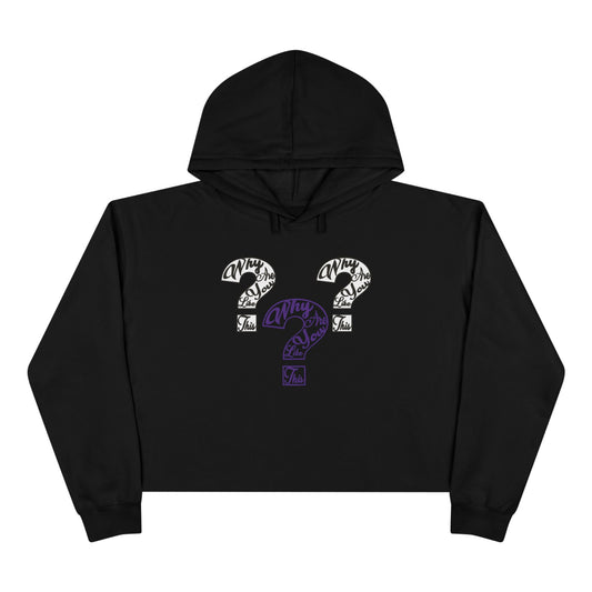 Women's Crop WAYLT Hoodie Grape 3