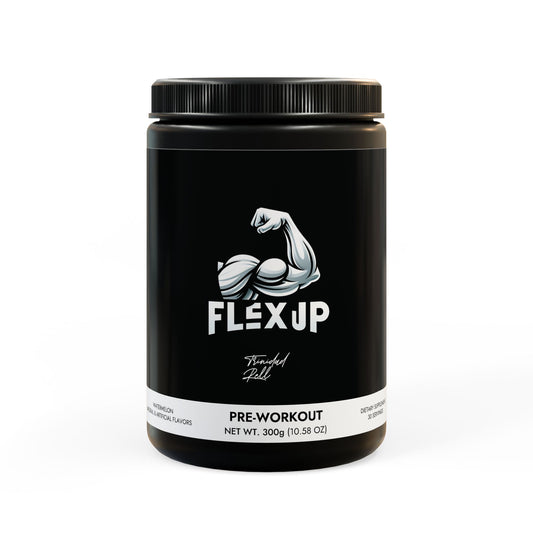 "Flex Up" Pre-Workout Supplement, Watermelon (300g, 10.58oz)