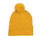 Qissed Embroidered Pom-Pom Beanie