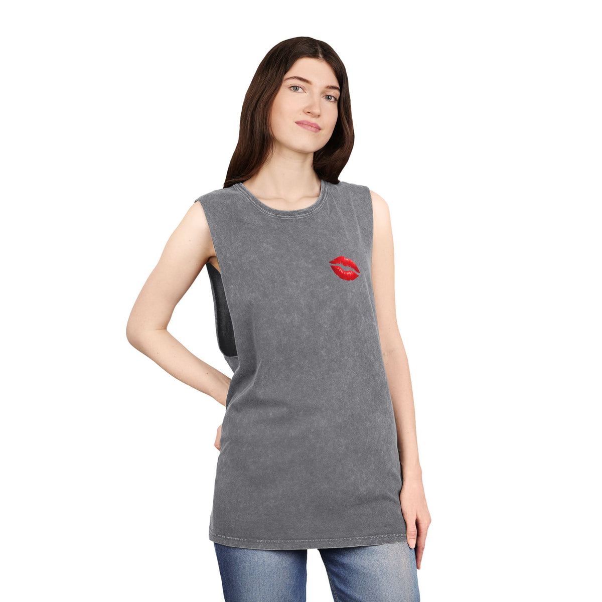 Qissed Vintage Stonewash Tank