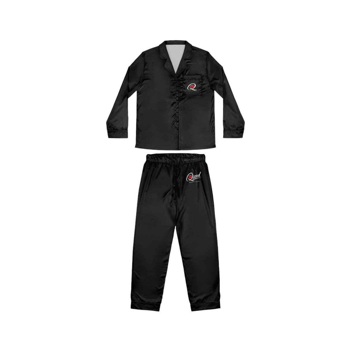 Qissed Women's Satin Pajamas (One Size Fits All)